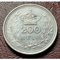 Португалия 200 реалов, 1909    ( 2-9-3 )