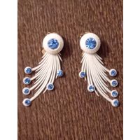 - Клипсы ПАВЛИН Германия 1950-ые