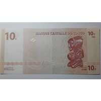 Конго, 10 франков 2003 г. Серия HA E. UNC.