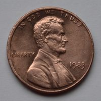 США, 1 цент  1983 г.