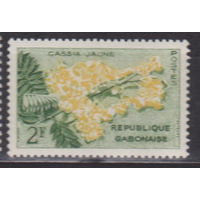 Флора Цветы Габон 1961 год лот 12 ЧИСТАЯ