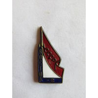 Знак. Значок. Космический корабль "Восток 2". Тяжелый. Космос. СССР.