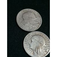 2 злот . 1933 и 1933 гг.