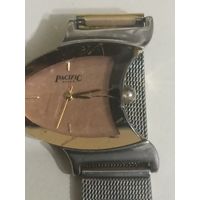 Часы женские  кварцевые марки Passific ocean и металлический плетеный браслет , элегантный дизайн.