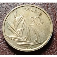 Бельгия 20 франков, 1980    BELGIЕ     ( 1-12-2 )