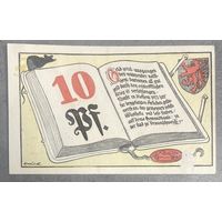 Нотгельд 10 пфеннигов 1921 год. Брауншвейг,. Веймарская республика