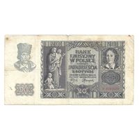 20 злотых 1940 г. Оккупированная Польша