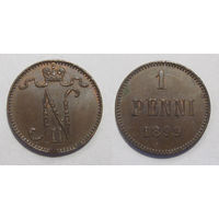 1 пенни 1899 XF