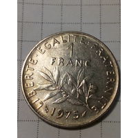 1 франк Франция 1975 год