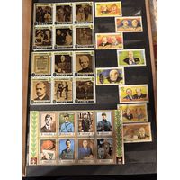 Лот марок ДеГолль и Черчиль