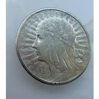 2 злотых 1934 г.  Польша.   Ядвига.  СЕРЕБРО.