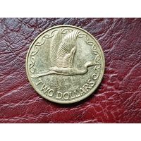 2 доллара Новая Зеландия 2019 г.