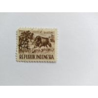 Индонезия 1956 буйвол