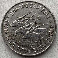 Экваториальная Африка 100 франков 1967 г.