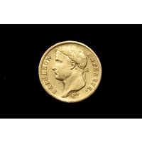 20 франков 1813 г. Французская оккупация Нидерландов, Наполеон Бонапарт. Штемельный блеск, редкая!