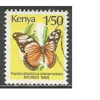 Кения. Бабочка Парусник Дардан. 1990г. Mi#509.