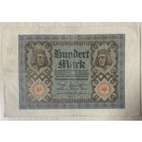 Банкнота 100 марок 1920 год. Веймарская республика. С рубля без МЦ.