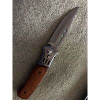 Нож складной выкидной с фиксатором