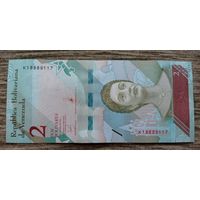 Werty71 Венесуэла 2 боливаров 2018 UNC банкнота