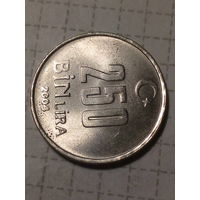250 000 лир Турция 2004 год