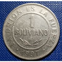 Боливия 1 боливиано 1997 г.