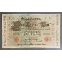 Банкнота 10000 марок 1910 год. Красная печать. Германская империя. НЕ БЫЛА В ОБОРОТЕ.