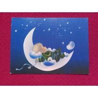 Поздравительная открытка! Литовская открытка. Ладигайте 1985 г.