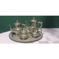 Чайно -кофейный сервиз Серебрение Германия8