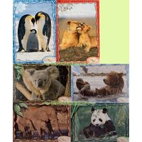 Животные, Серия пазлов. 2008г
