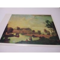 Открытка 1989г. Художник Ф. Щедрин. Вид усадьбы Демидова под Петербургом.