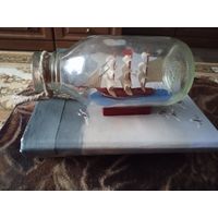Настольный сувенир "Кораблик в бутылке"