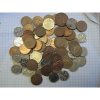 Лот монет Великобритании с рубля!