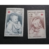 Серия 1965 г. ** красный крест