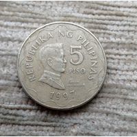 Werty71  Филиппины 5 песо 1997 Филиппинские острова