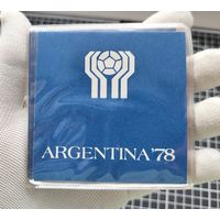 Аргентина, набор 20 50 100 песо 1978 г в буклете,  Чемпионат мира по футболу 1978 год, UNC