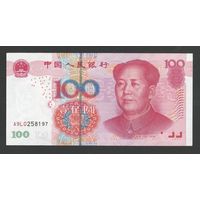 Китай 100 юаней 2005 года. Тип Р-907c. Состояние UNC