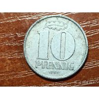 Германия 10 пфеннигов 1965