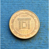 Мальта 1 евроцент 2019