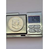 50 центов США 1951 года (Франклин) Филадельфия. Серебро 900 пробы. Sm45453.