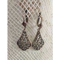 Серьги Колокольчики, 925. СССР