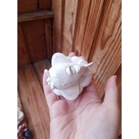 Лот С 1 РУБЛЯ! много лотов! Сувенирная фигурка Самолетик на облачке (БЕЛЫЙ, под раскраску)