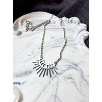 Лот С 1 РУБЛЯ, без МЦ. много лотов! Кулон-чокер фазы луны, сталь