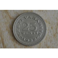 Эстония 25 сентов 1928 с 1 руб