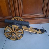 Старинная сигнальная пушка. Реплика. Дерево металл.