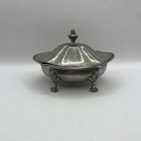 Сахарница оловянная. Италия. Арт 3514