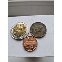 Сборный лот гяпиков Азербайджан. Лот состоит из 3-х монет. Монеты не чищены. 45282