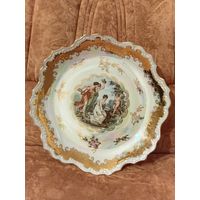 Блюдо. Мадонна. Позолота