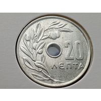 Греция. 20 лепт 1969 в холдере. aUNC