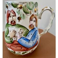 Большая кружка (Добруш) на 1 литр ручная роспись