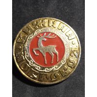 ЗНАЧОК СССР НИЖНИЙ НОВГОРОД ОЛЕНЬ ГЕРБ ГОРОДА ЭМБЛЕМА